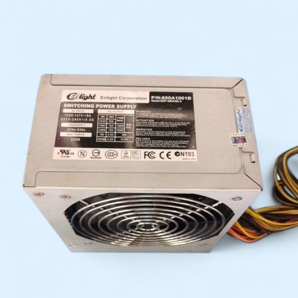 PSU Power Supply Enlight 500W pure Buildup Power 6 pin