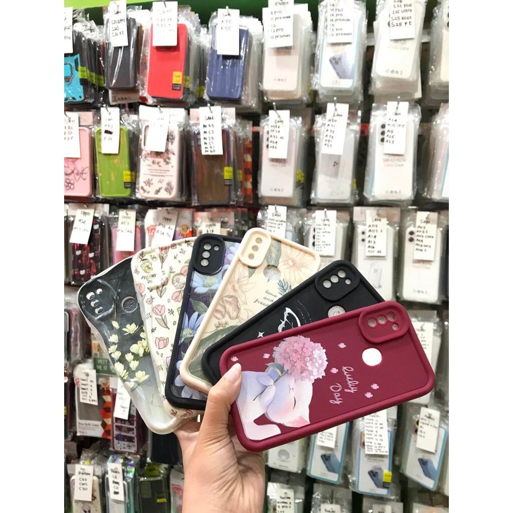 SoftCase Motif Gelombang/Macaron Gambar SAMSUNG A11