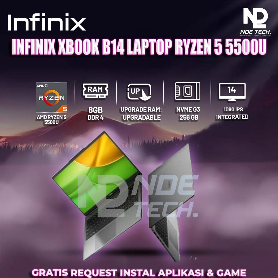 INFINIX XBOOK B14 LAPTOP RYZEN 5 5500U