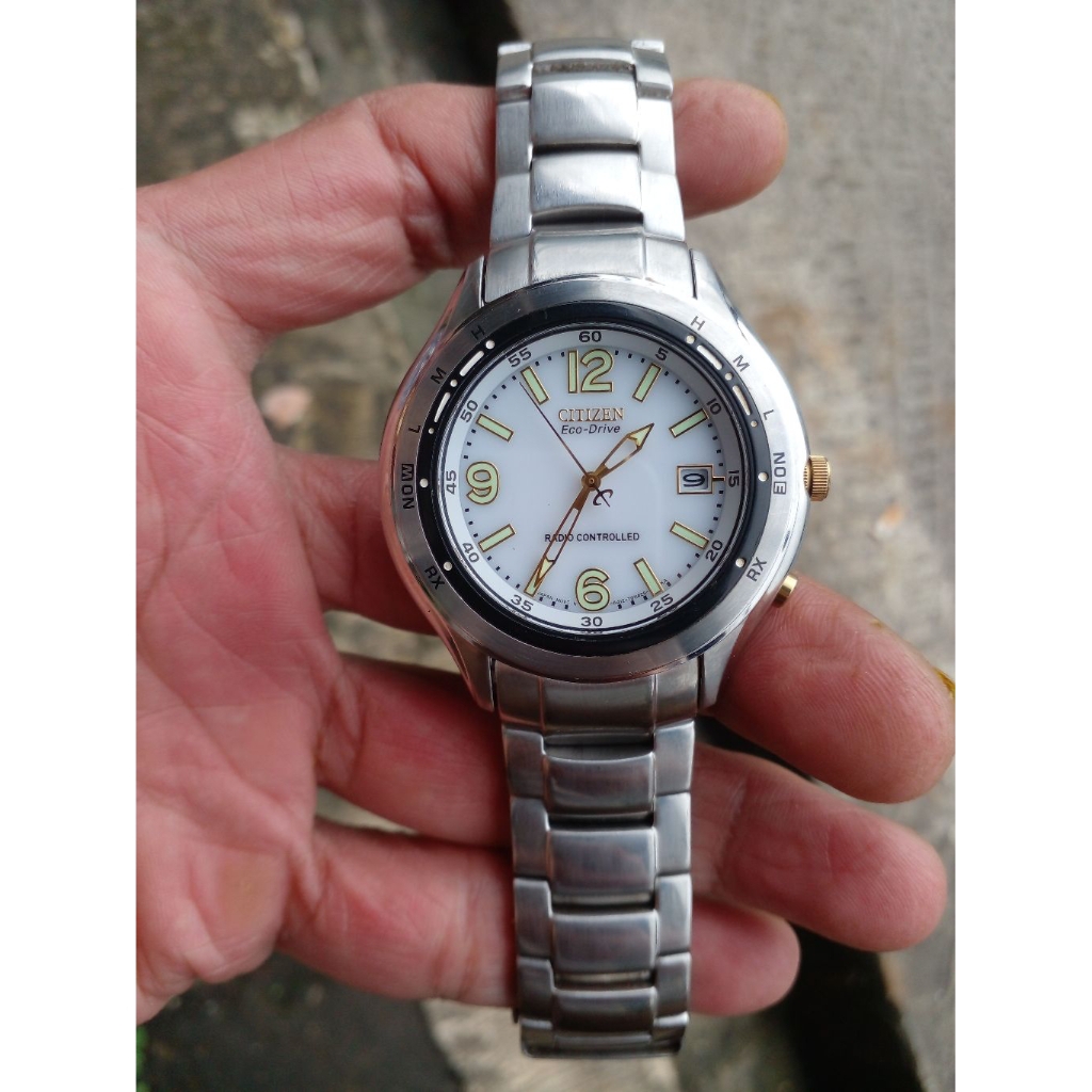 JAM TANGAN PRIA CITIZEN ECO DRIVE RADIO CONTROLLED original seken preloved