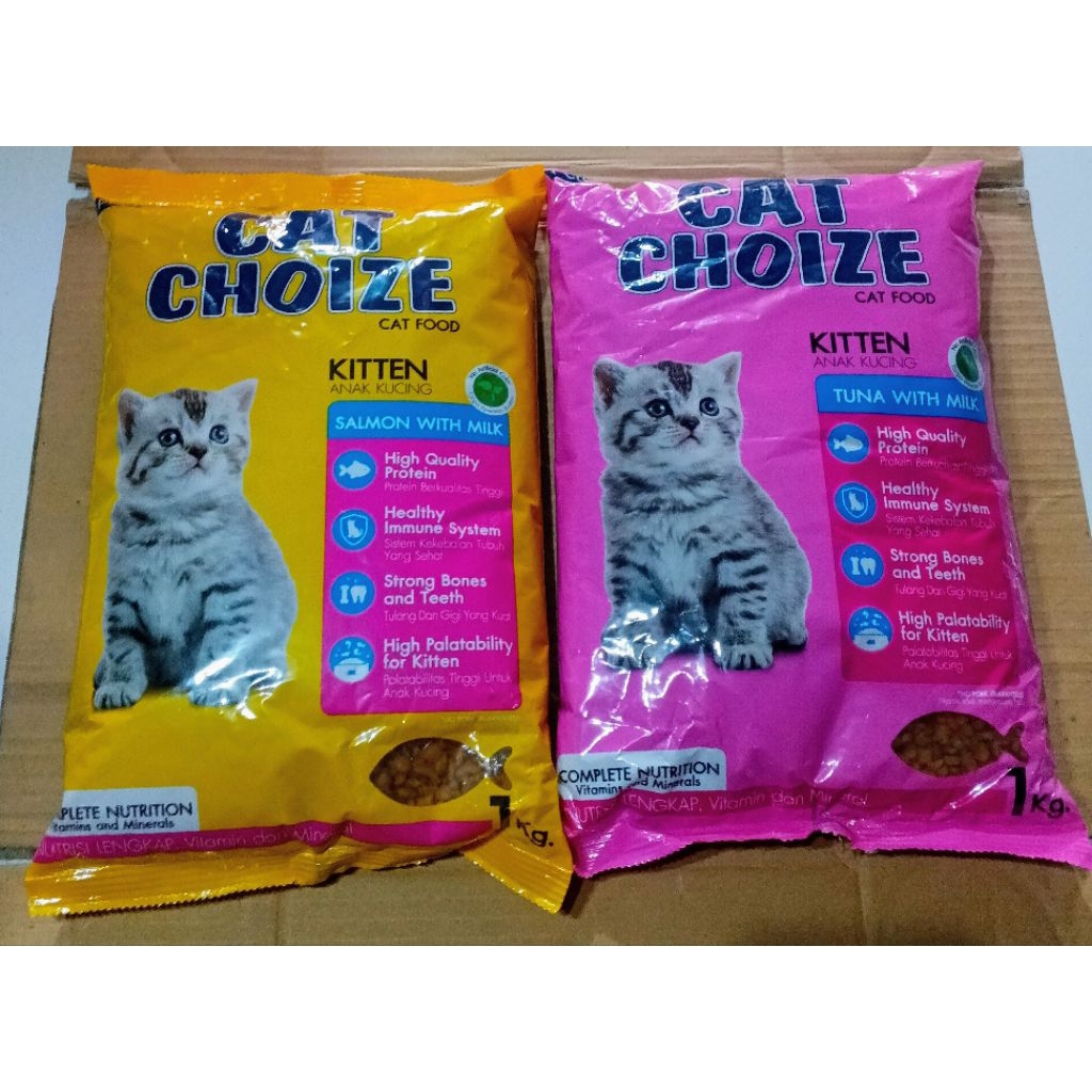 Cat Choice Kitten 1000gr, Cat Choice Kitten 1kg, Cat Choice Kitten Tuna, Cat Choice Kitten Salmon