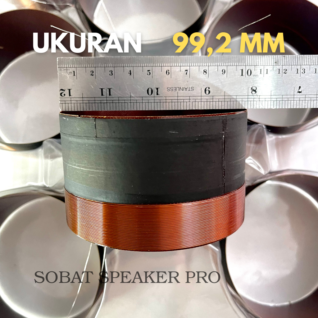 Spul Speaker 99.2 mm Fiber Till - Spool Voice Coil 4 Inch 99,2mm Import