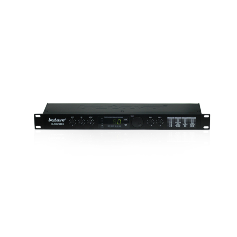 Betavo E-REV 8000 BK Preset/Programmable 24 bit Signal Processin