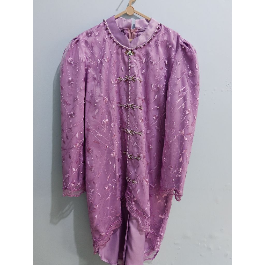 NEW KEBAYA WANITA UNGU LILAC COD