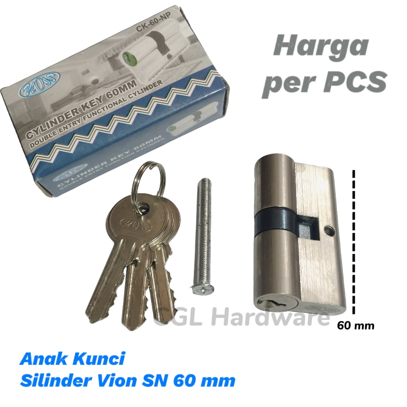 Cylinder silinder anak kunci VION/ATS SN DAN GP 6cm (60mm)