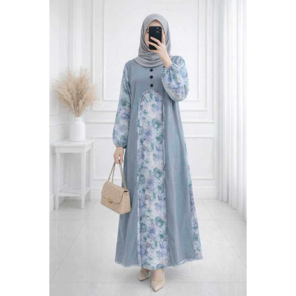 Gamis terbaru gamis trendy gamis wanita kekinian
