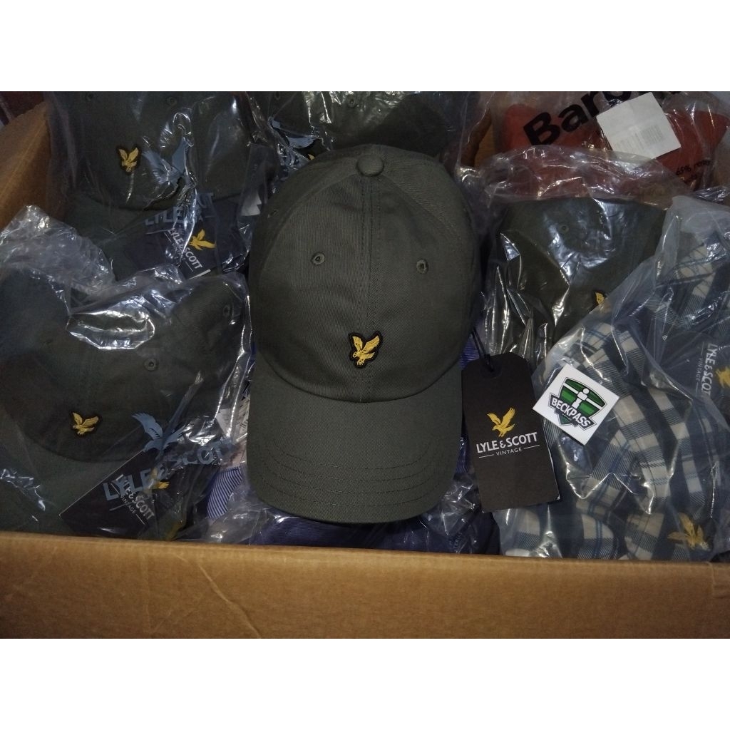 LYLE AND SCOTT LOGO BASEBALL CAP TOPI ORIGINAL