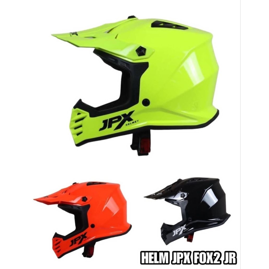 HELM MOTOCROSS JPX FOX2 JUNIOR HELMET ANAK TRAIL