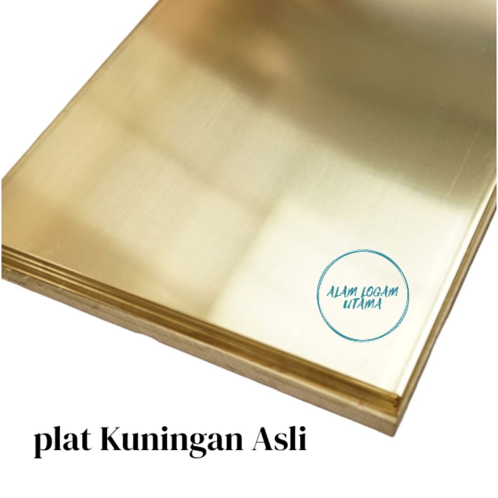 plat Kuningan Lembaran 1mm x 360mm x 1200mm