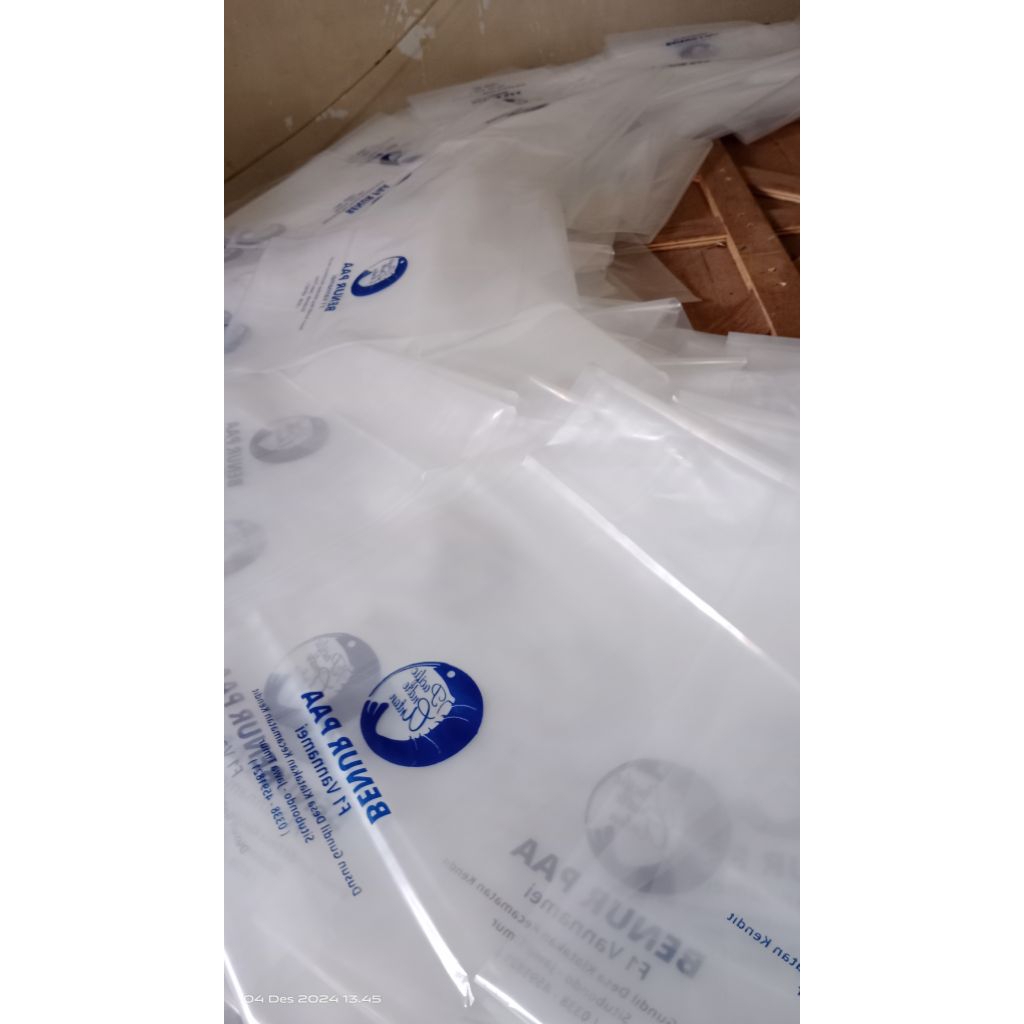 Plastik PE Tebal 08 + Sablon