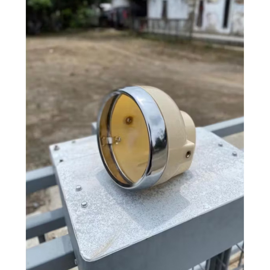 Batok Lampu GL100 GL125 79Style bulat bahan gading berkode
