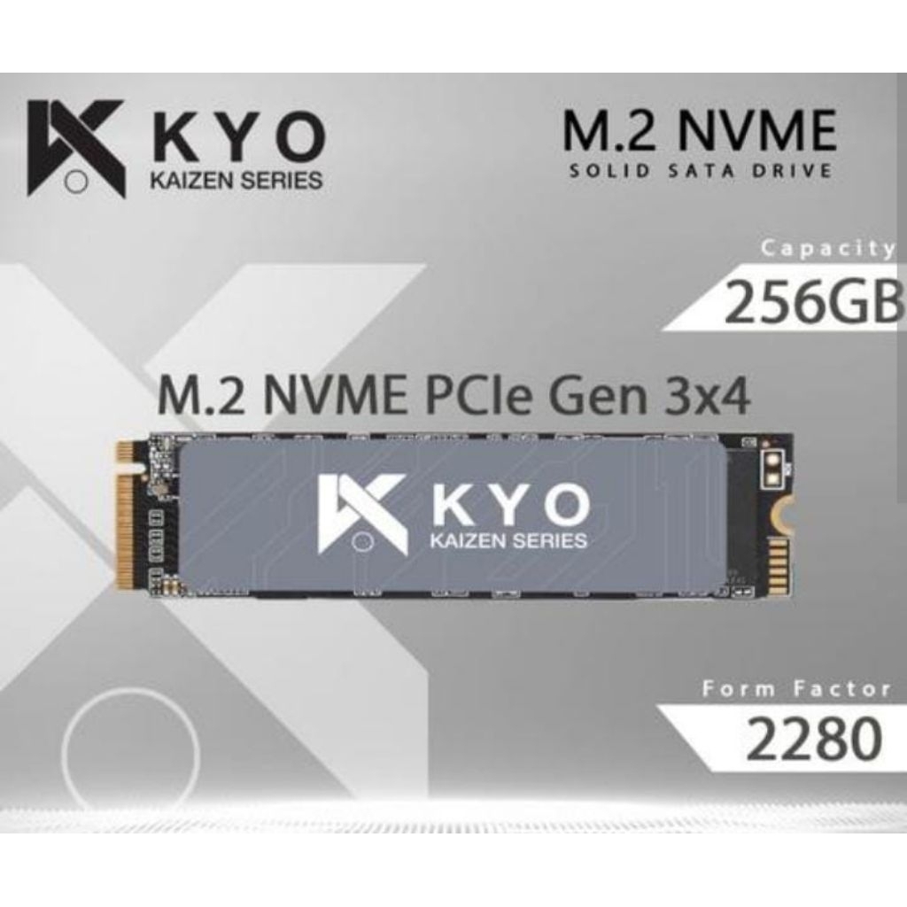 SSD Laptop Kaizen NVMe 256GB Gen3