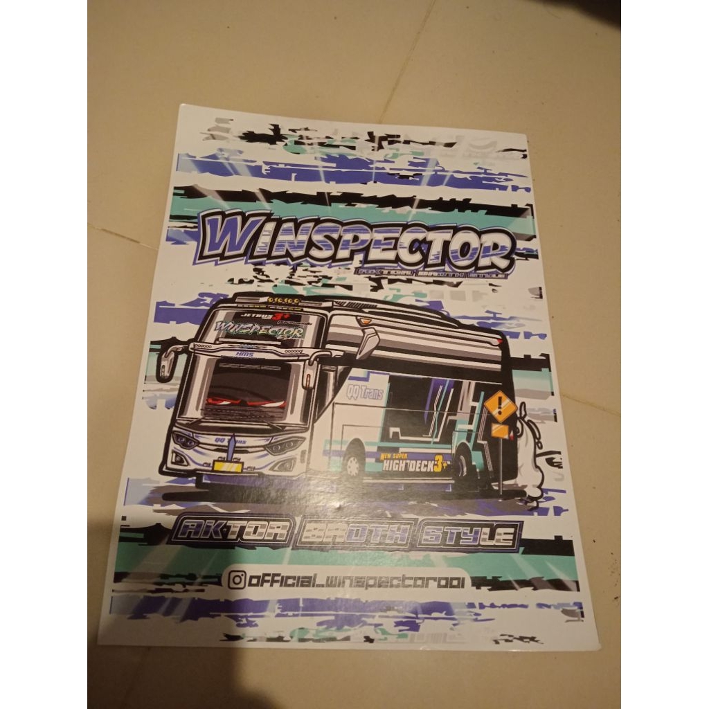 Poster bus QQ Trans Winspector