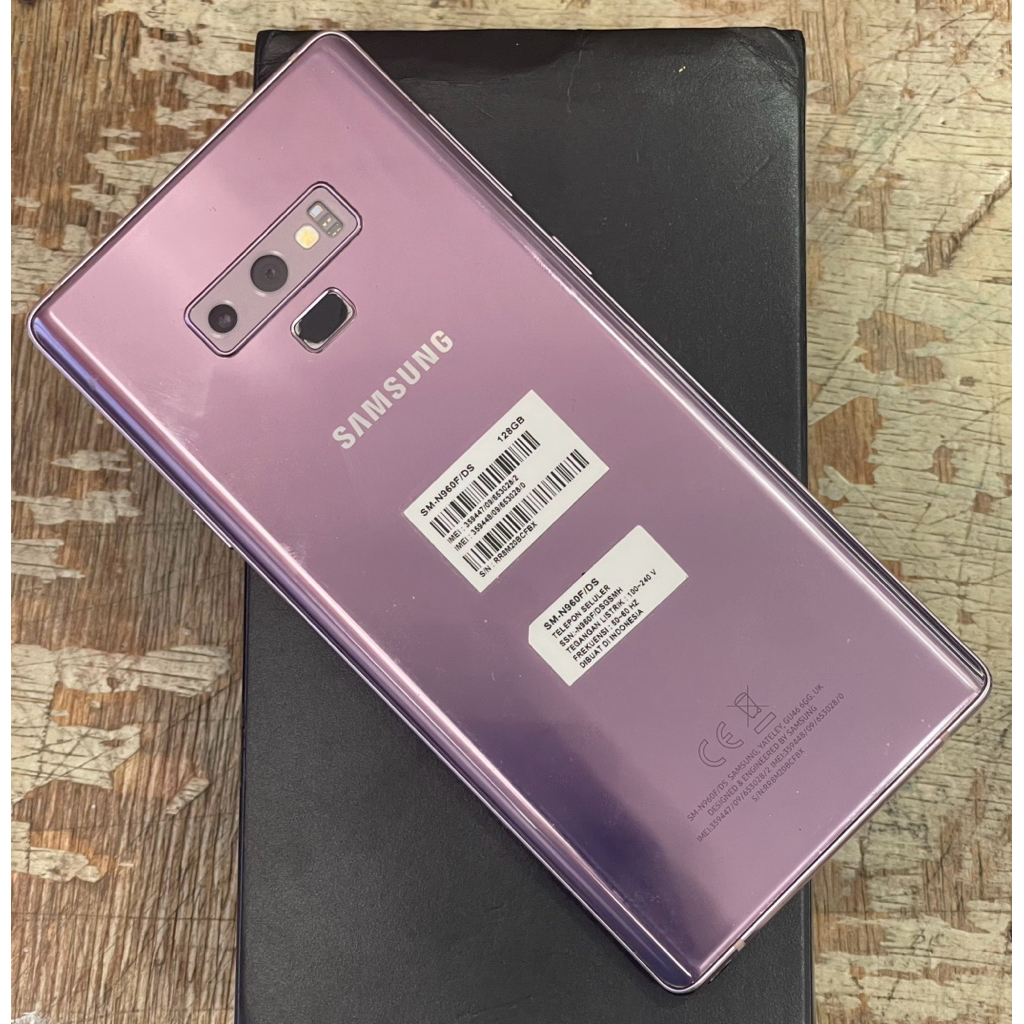 Hp Second SAMSUNG Note 9 6GB/128GB Fullset