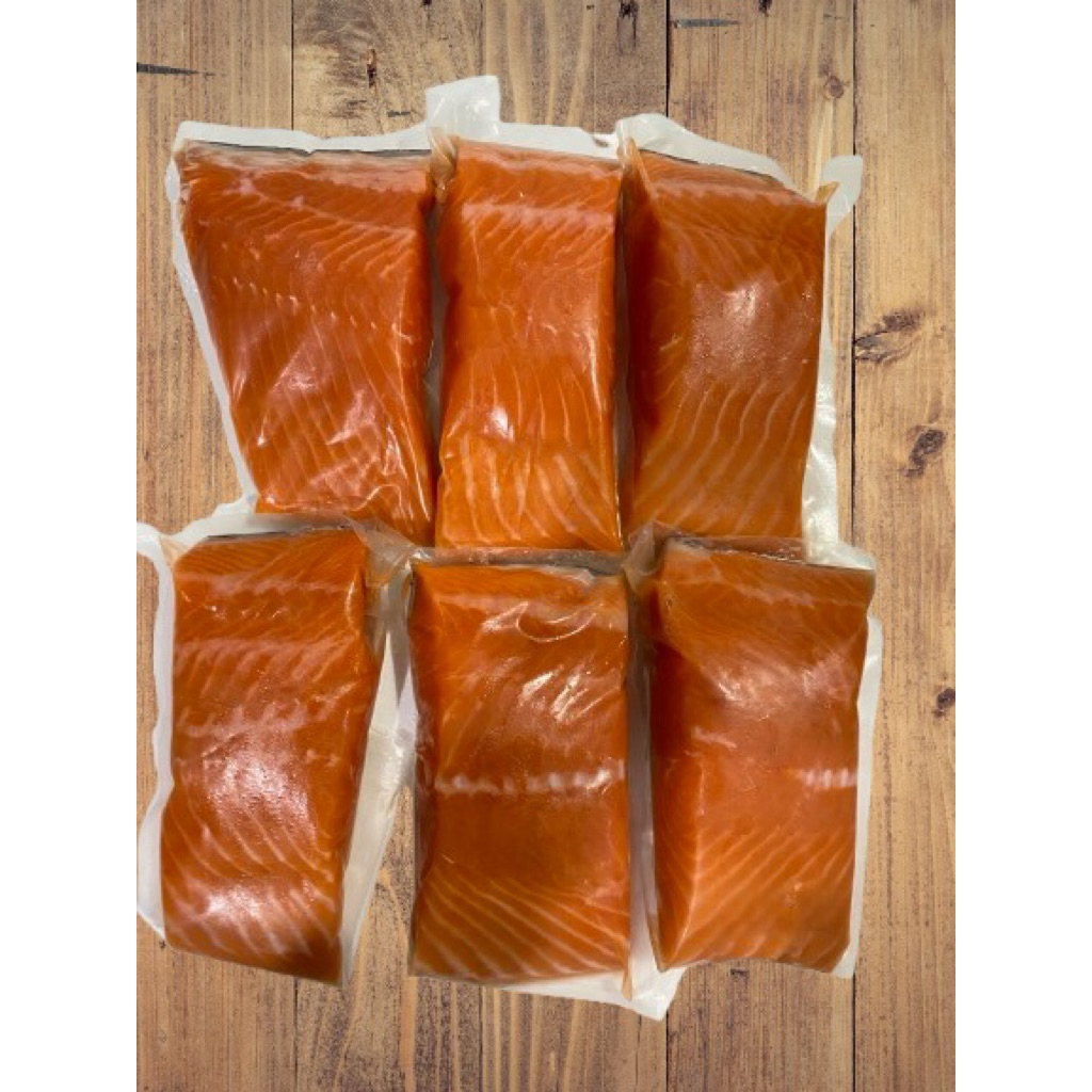 Ikan Salmon Fillet Beku 200,500 gram - Segar, Tanpa Tulang, Siap Masak
