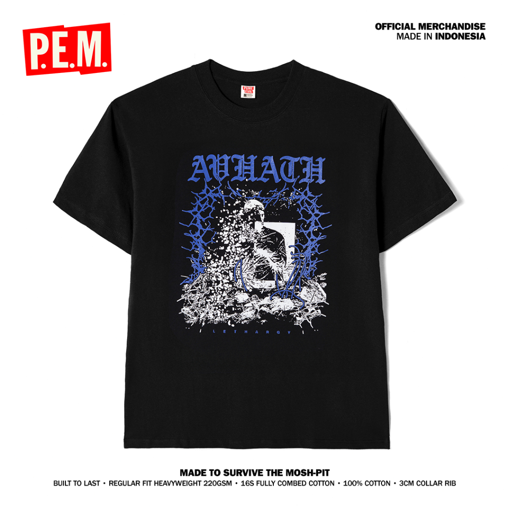 Kaos Band Avhath - Lethargy (Lengan Pendek)