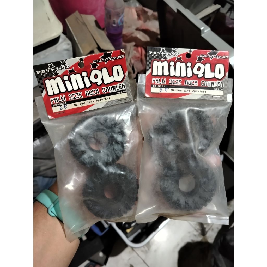 ban rc crawler 1/18 atau 1/24 yokomo miniqlo rc trax