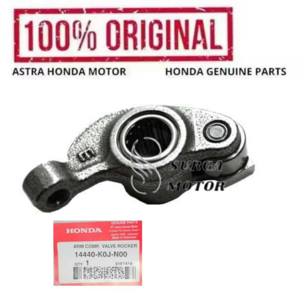 Piano Klep Ex Motor Honda Genio BeAT K1A Scoopy eSP K2F 14440K0JN00 14440-K0J-N00 Arm Comp Exh Valve