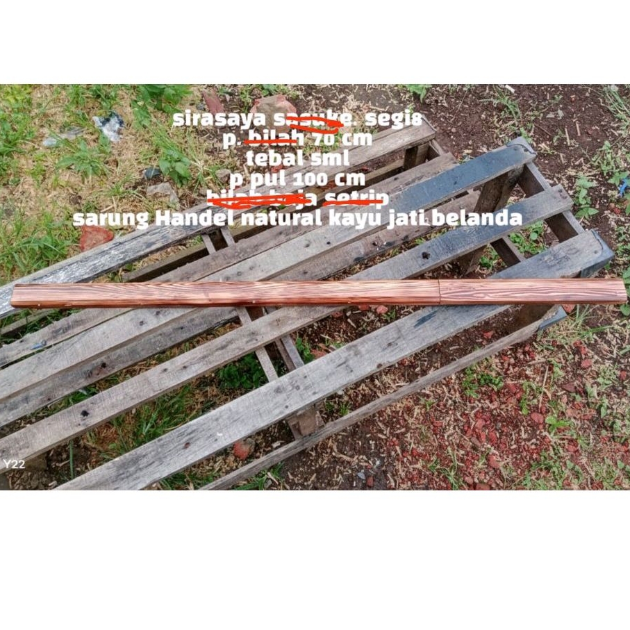 Kerajinan Kayu Kerajinan tangan (ASLI)Bahan Kayu jati Belanda 100cm