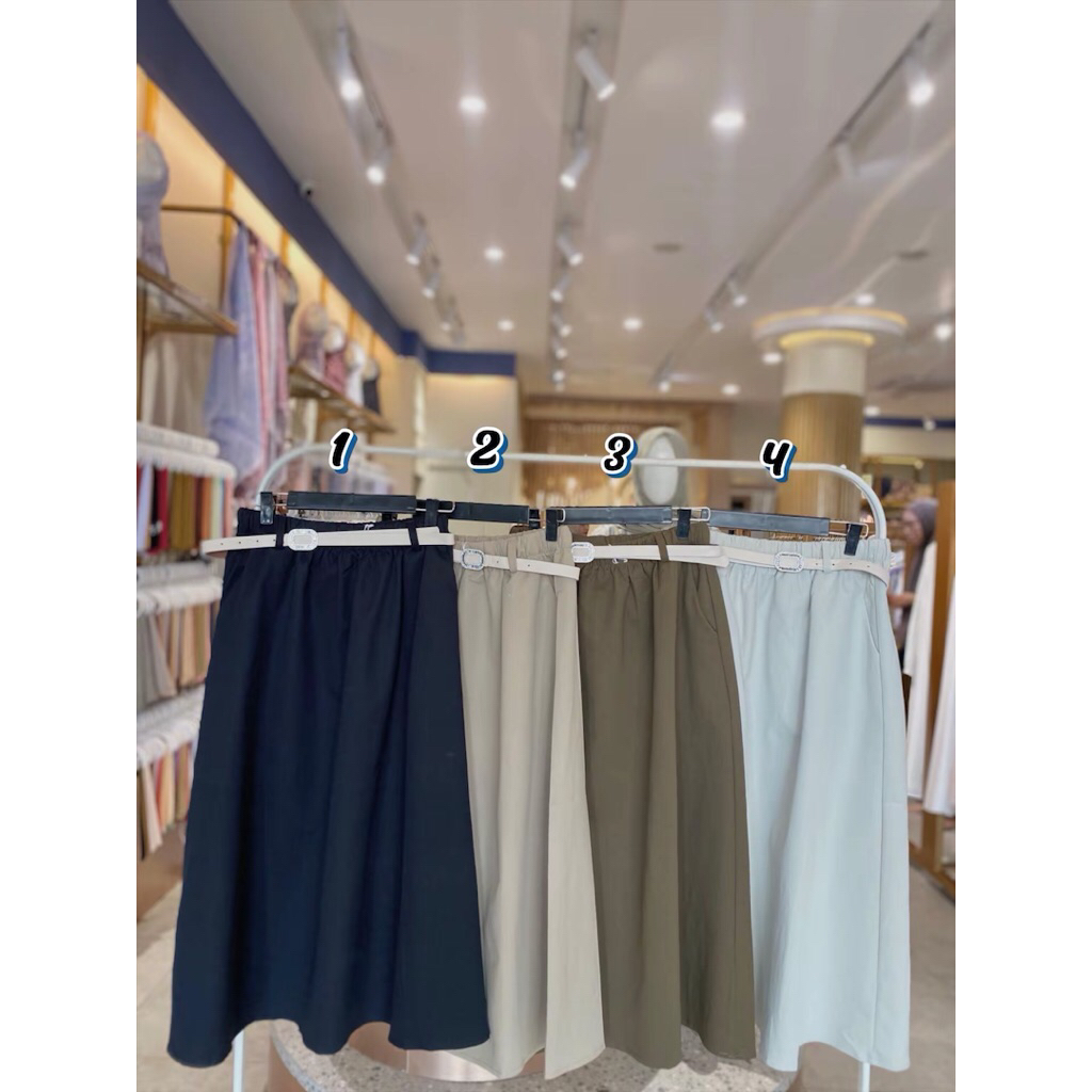 Rok polos semi wool 2755