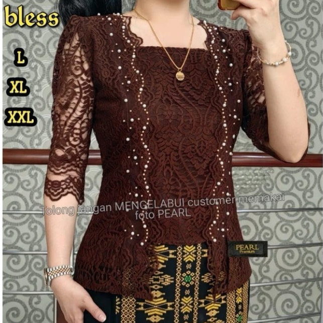 NJ BLUS BROKAT PREMIUM/ BLUS PESTA/KEBAYA PESTA