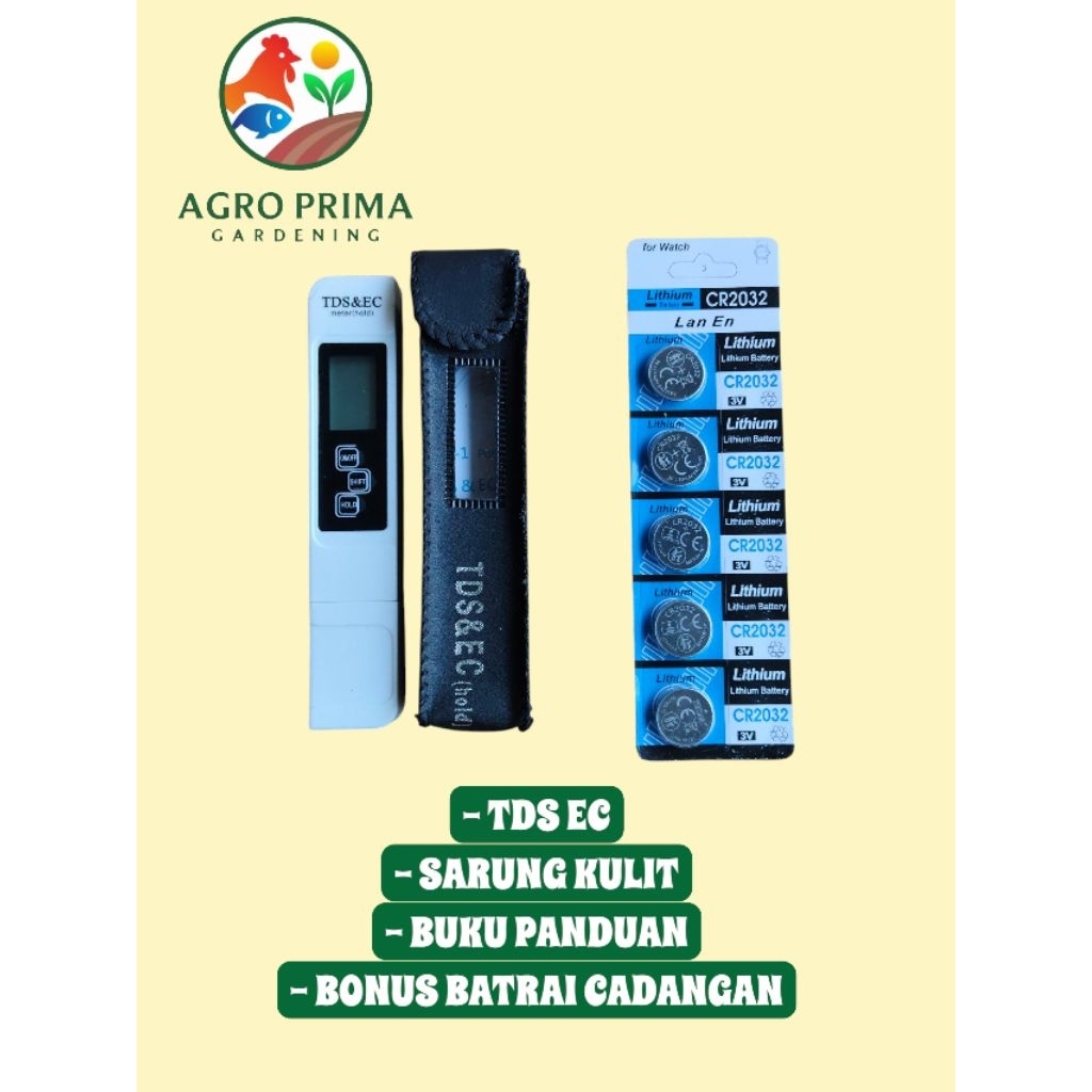 tds ec meter alat ukur tds hidroponik air kolam ikan air minum alat ukur air