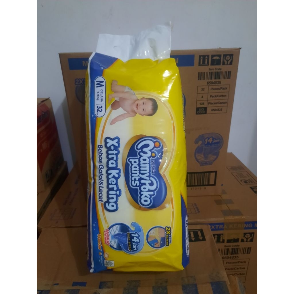 pampers mamy poko ukuran m 32