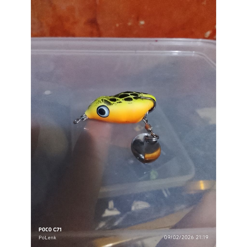 SOFT FROG KILER PANJANG 3,7CM BERAT 4GRAM
