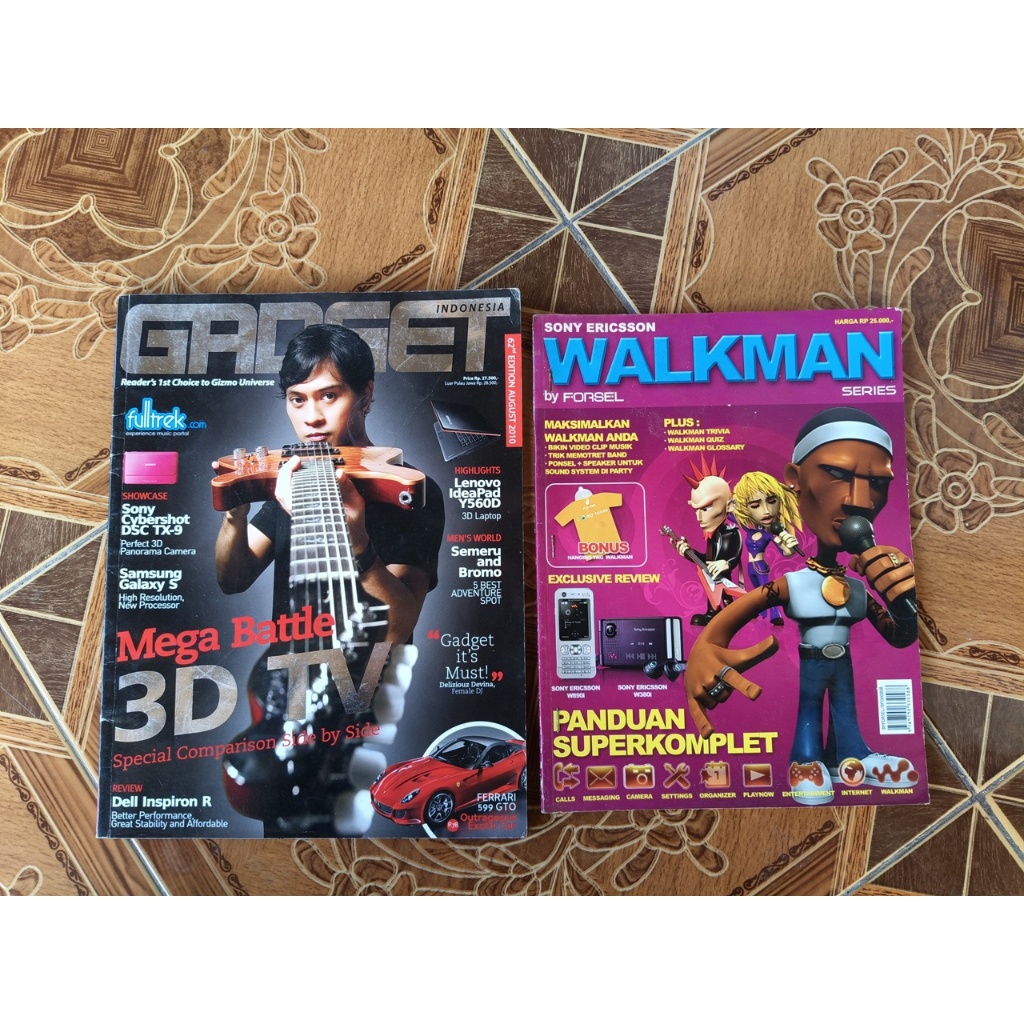 Majalah Handphone Forsel Gadget Edisi Khusus Sony Ericsson Walkman TV 3D