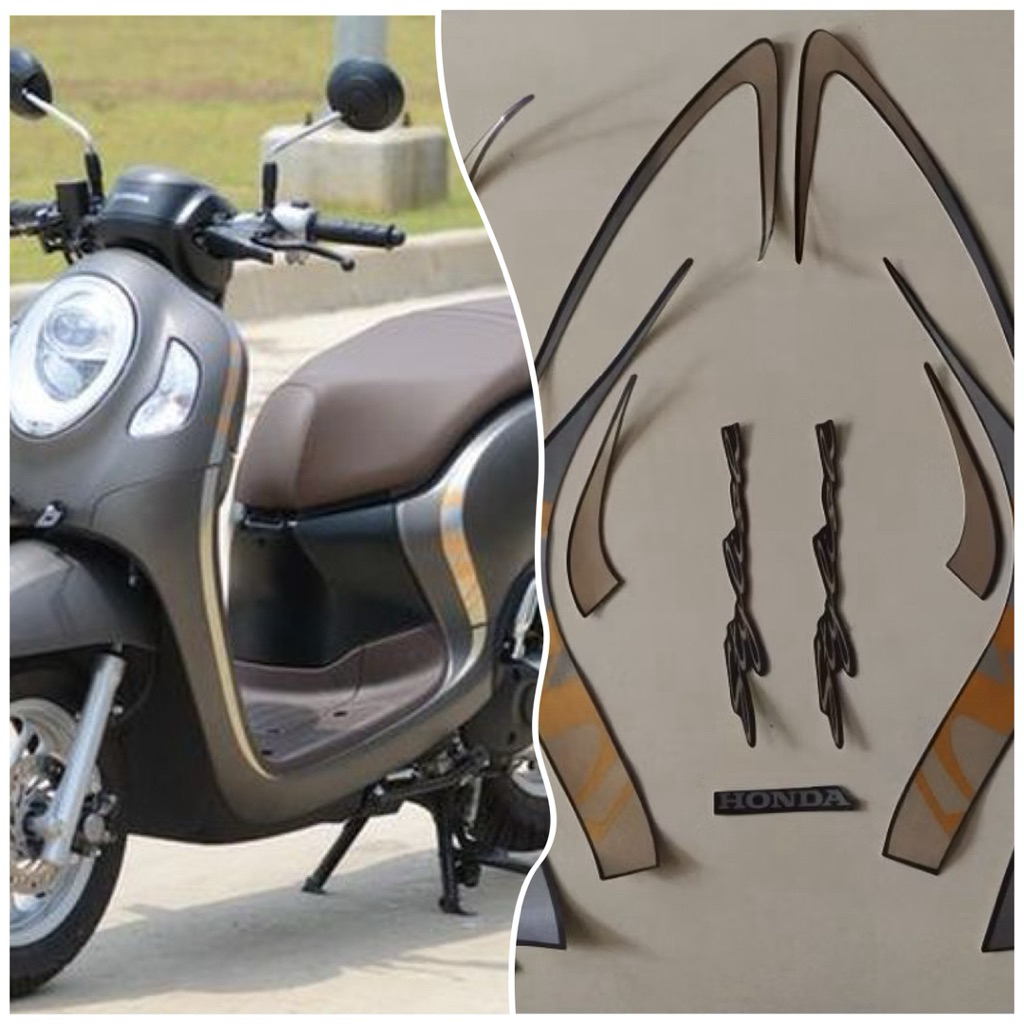 STIKER STRIPING MOTOR SCOOPY STYLISH 2020 2021