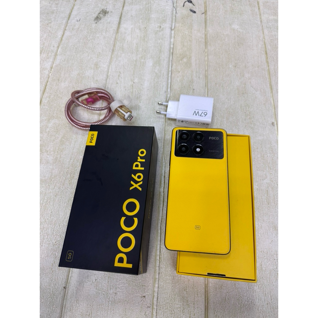 Poco X6 Pro 5G 12/512GB bekas garansi resmi