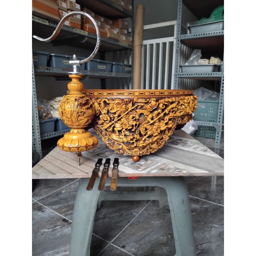 tebok sangkar burung love bird motif dewa