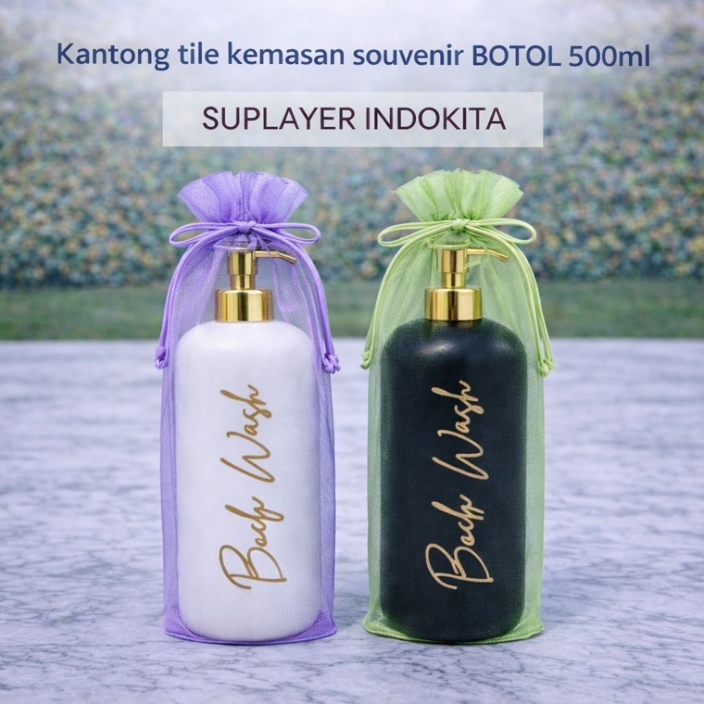 Kantong Tile Souvenir 12 x 26 cm Kantong Kemasan Souvenir My Botol 600ML