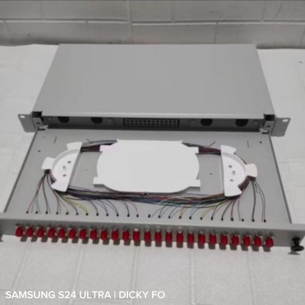 otb 24 core lengkap adapter fc dan pigtail fc