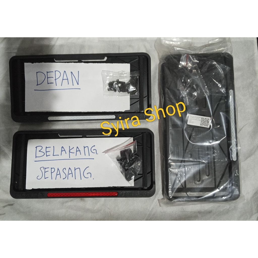 caver plat SEPASANG nomor motor Honda Original AHM