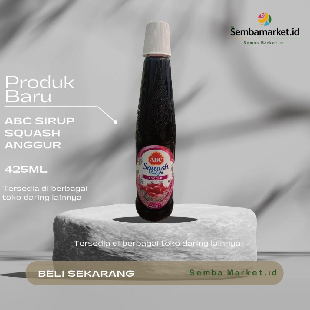 ABC SIRUP SQUASH DELIGHT ANGGUR 425ml