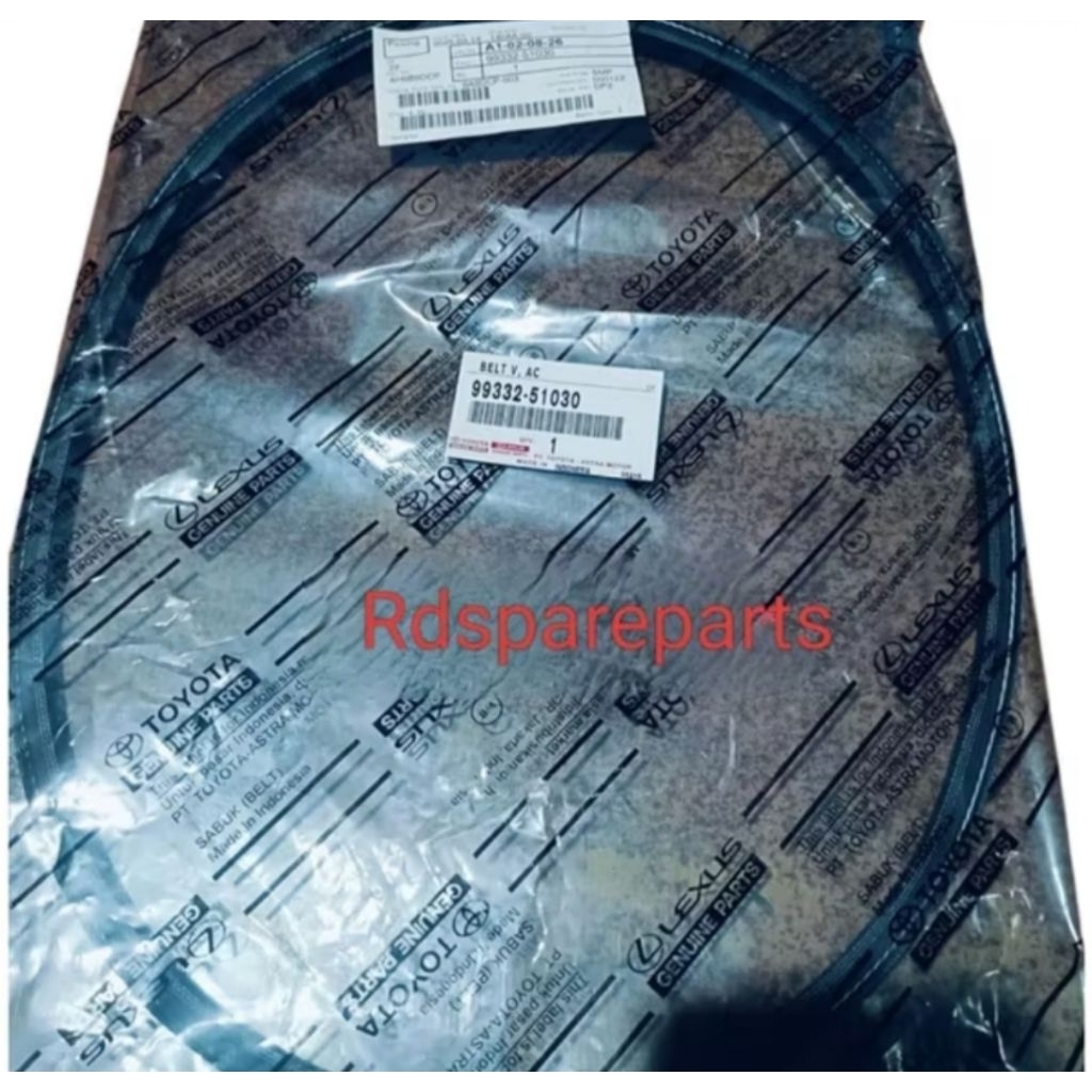 Fanbelt AC Toyota Kijang Kapsul LGX 7k 1800Cc ori