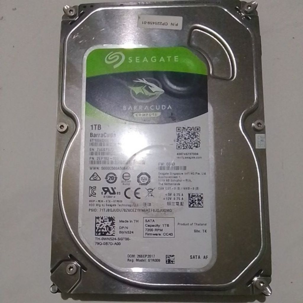 Hardisk Seagate Barracuda 1Tb