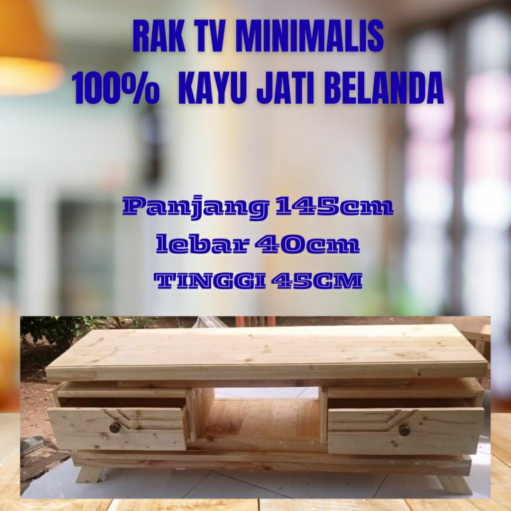 RAK TV MINIMALIS/JATI BELANDA