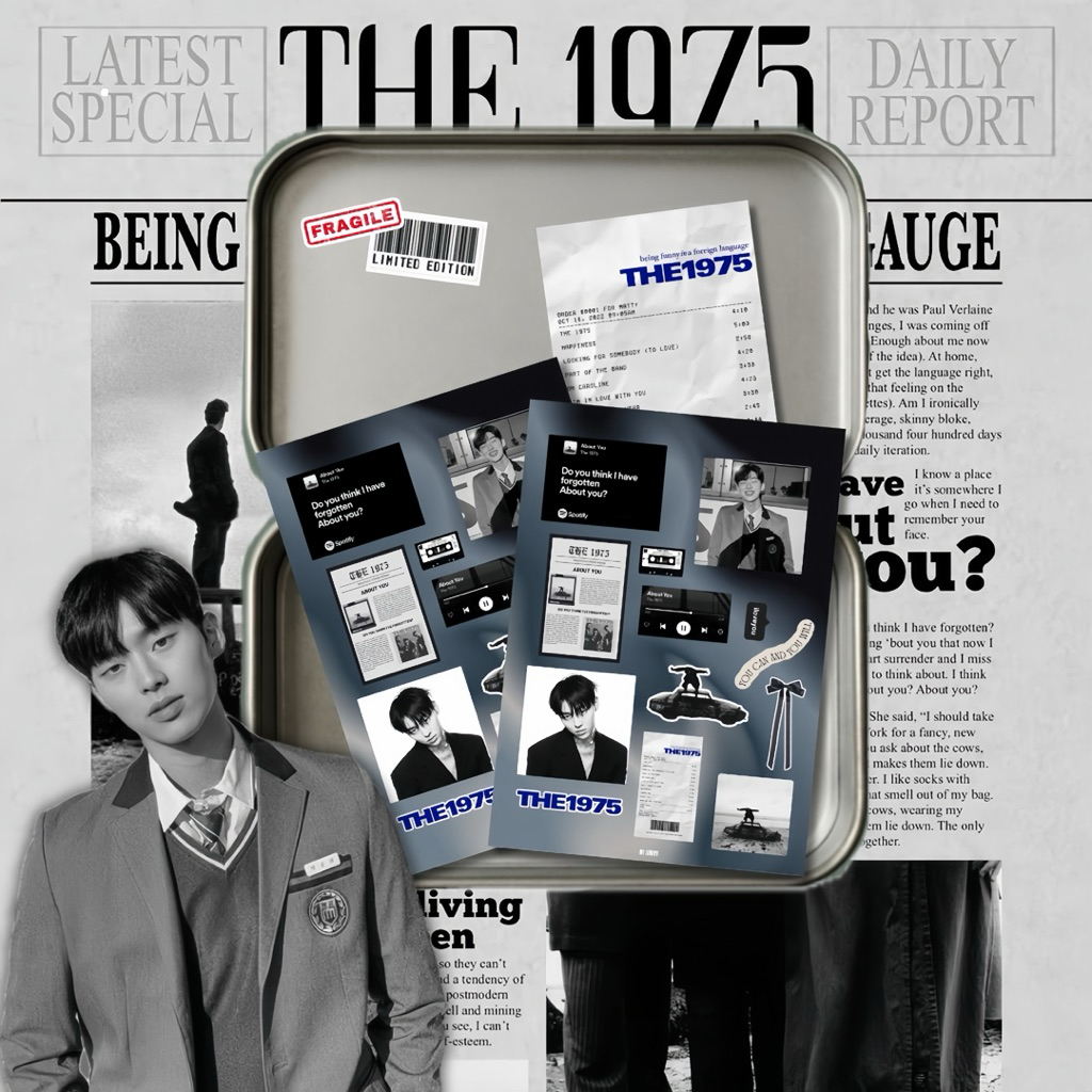 Sticker Actor kdrama x the 1975 ver.