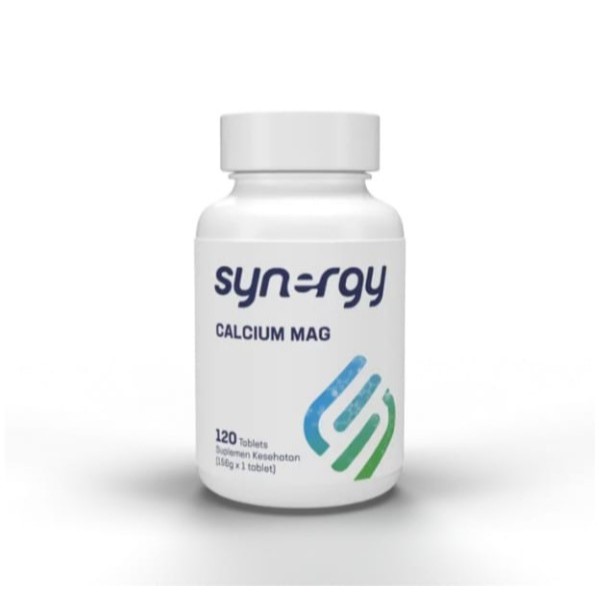 Suplemen Kalsium Magnesium Asli Synergy Calcium Mag