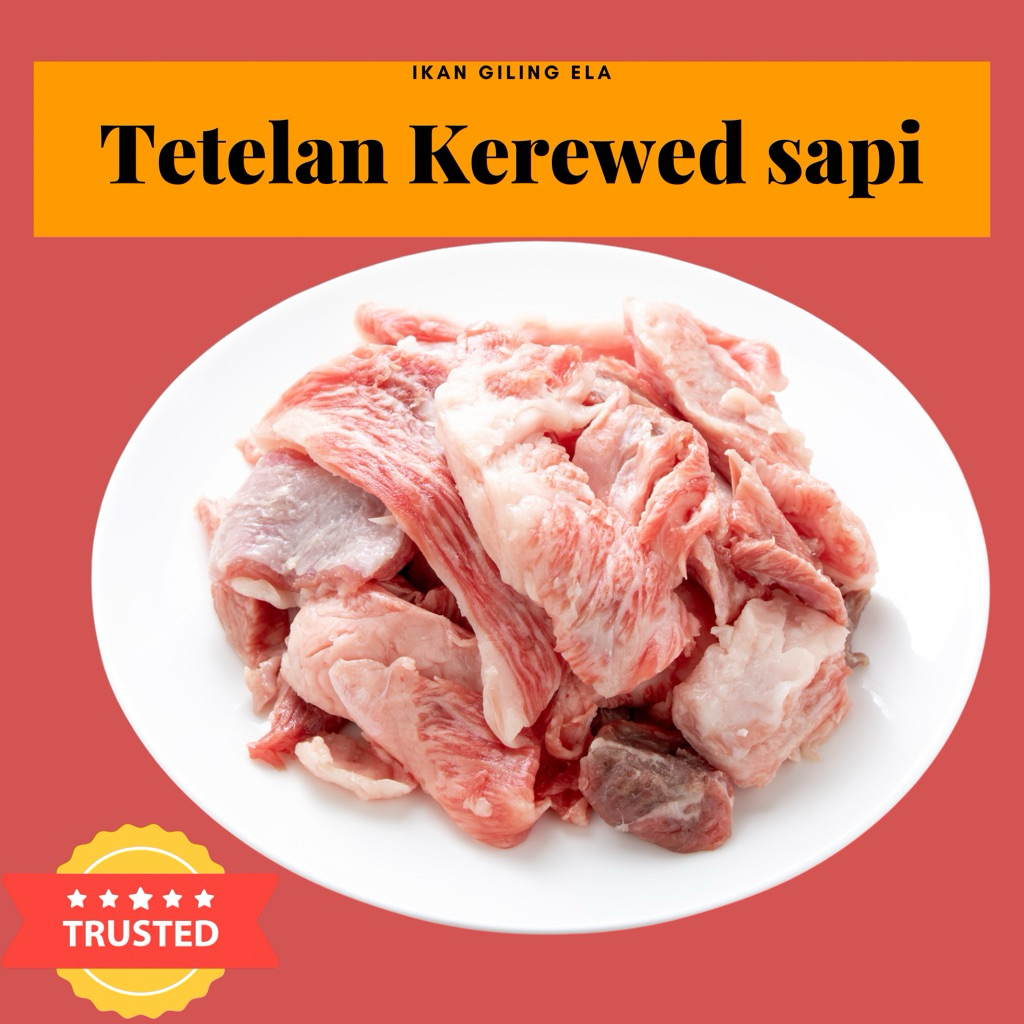 Kerewed tetelan sapi super biasa pengiriman instan bandung