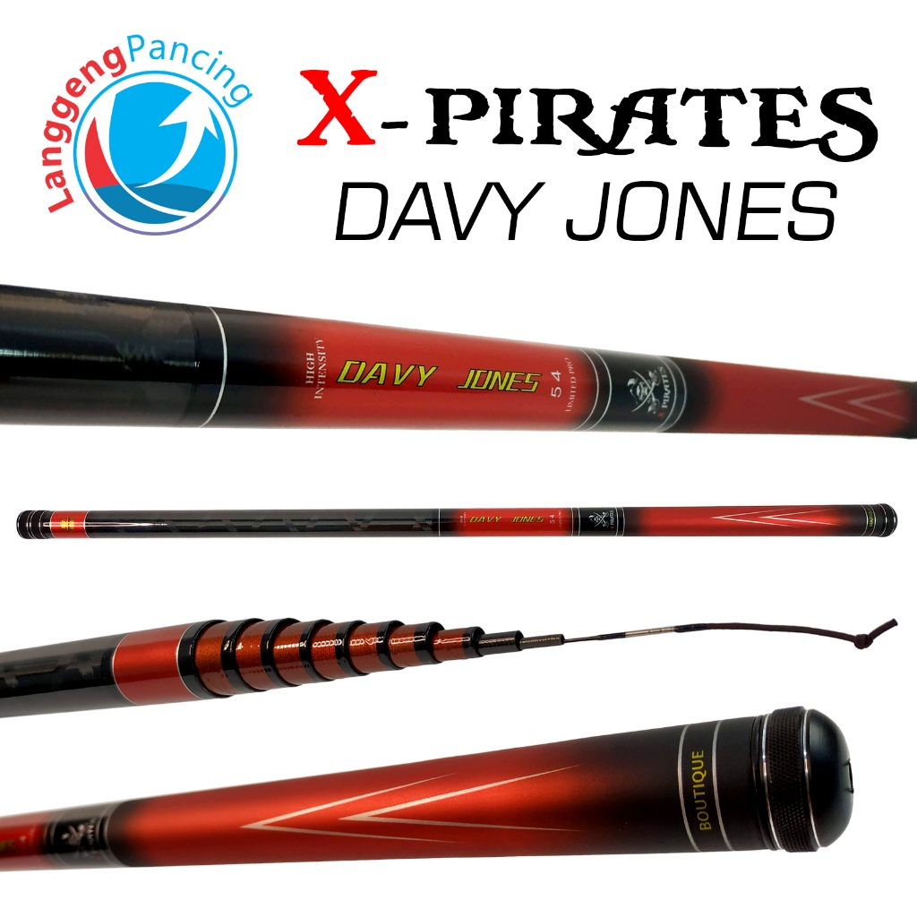 Joran Pancing X PIRATES Tegek Davy Jones Carbon Ringan