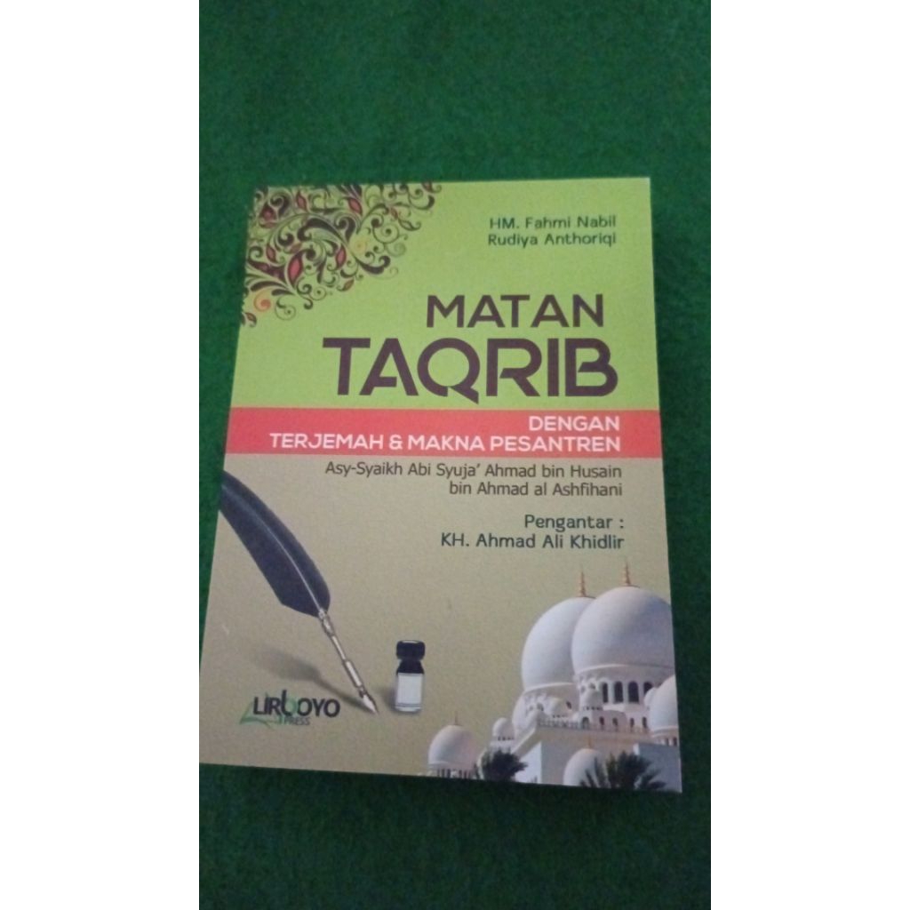 buku terjemah kitab Matan Taqrib,