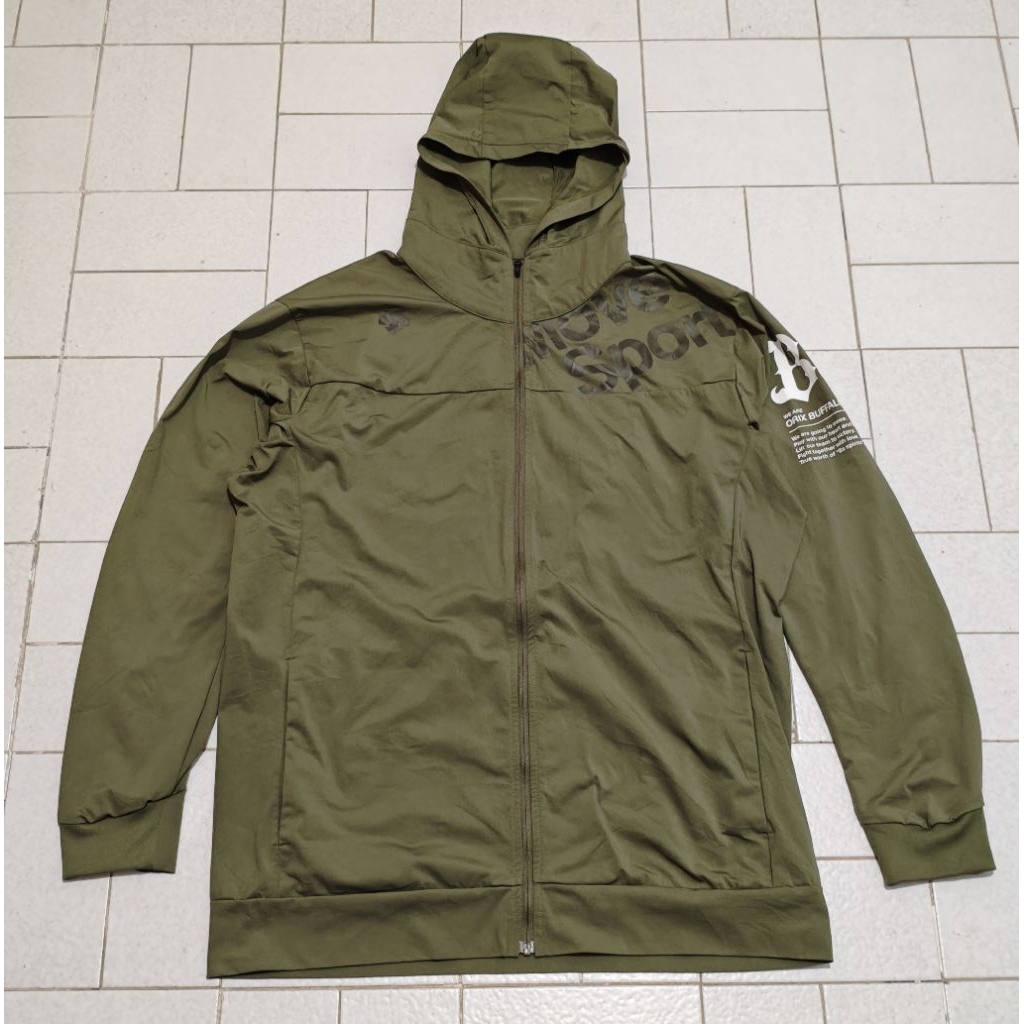 Jaket Sport Running Descente Move Sport Jaspo Hijau Army