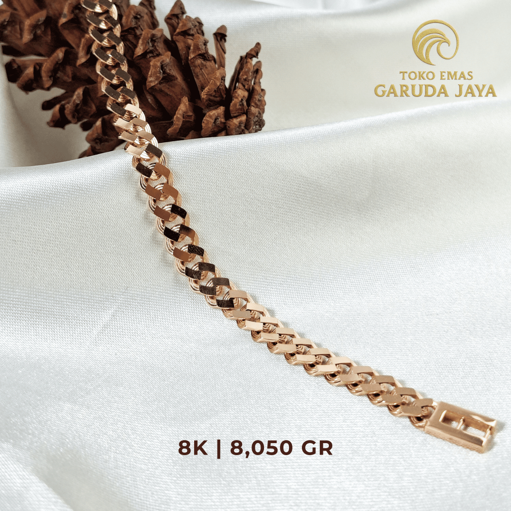 GELANG VARDLENE 8K | GELANG EMAS 8K | GELANG 7 GR