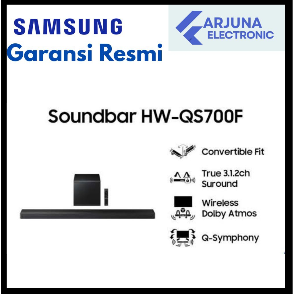 SAMSUNG HW-QS700F / QS700F / Q700F / SOUNDBAR WIRELESS ATMOS 3.1.2 CHANEL