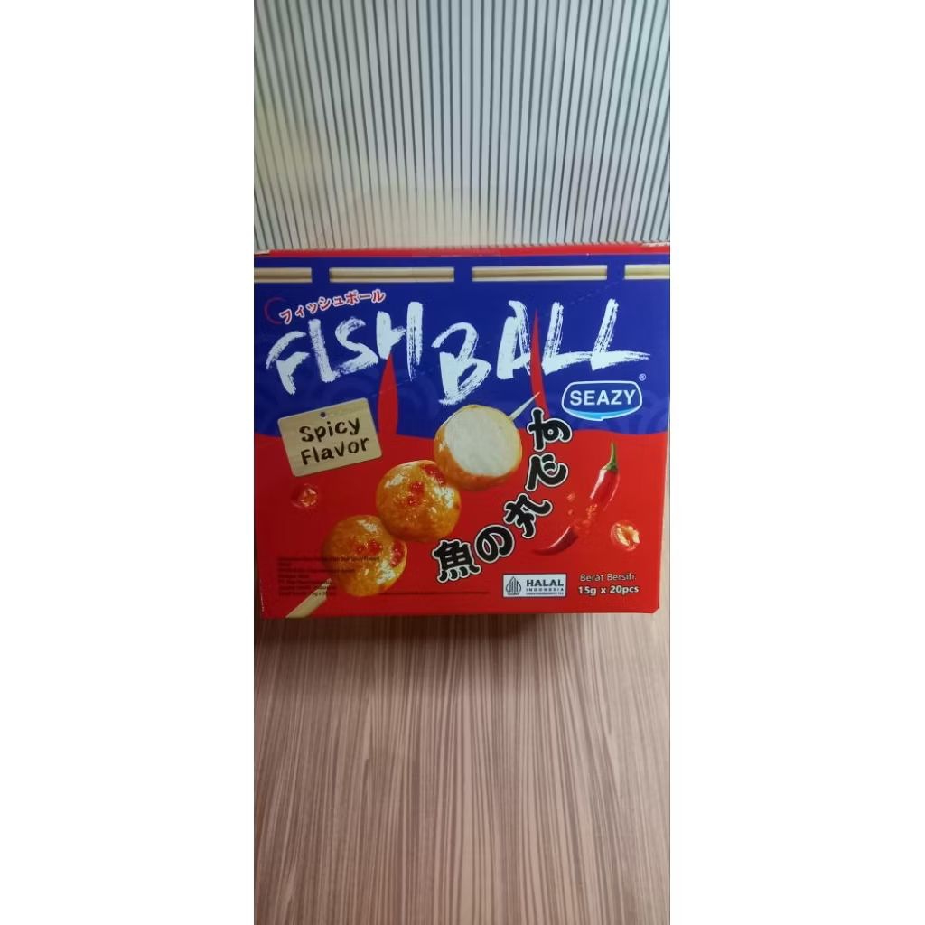Fish Ball spicy flavor  dan cury flavor box isi 20pcs