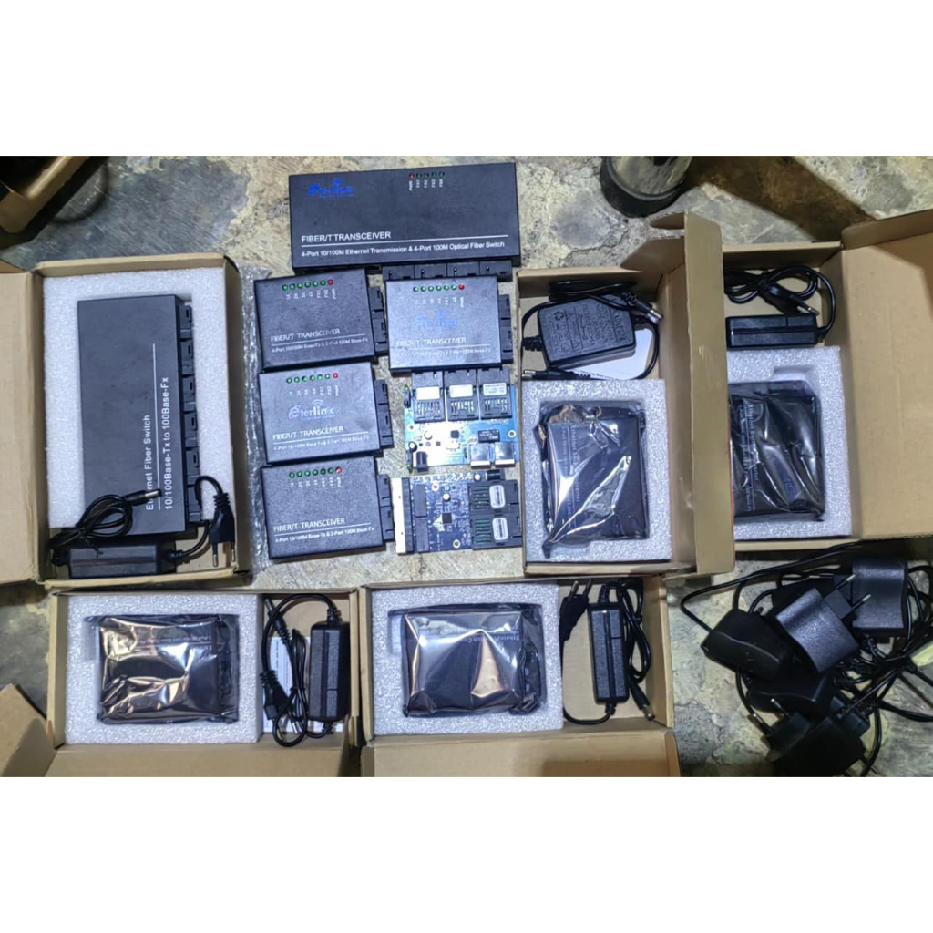 HTB/Media Converter, 2fo 3fo 4fo 6fo-Baru & Bekas Migrasi-FastEth & Gigabit