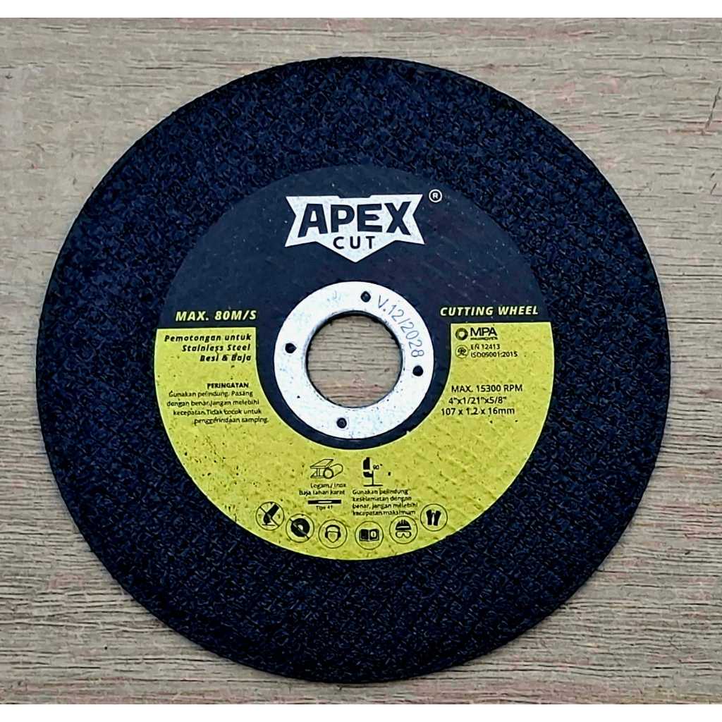 APEXCUT Cutting Wheel / Batu Potong Besi / Batu Gerinda Potong Besi / Mata Gerinda Potong Besi